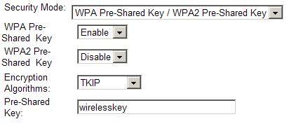 wpa settings