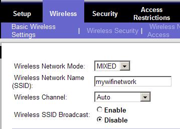 ssid configuration image